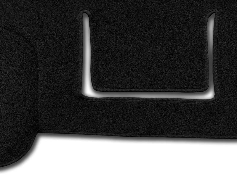 Yiz Dash Cover Mat Custom Fit for Ford F150 Raptor 2009 2010 2011 2012 2013 2014 with Light Sensor Dashboard Cap Pad Carpet Protector(09-14 Black) J21 - Image 2